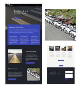 architecture general contractor engineering marketing website design asphalt