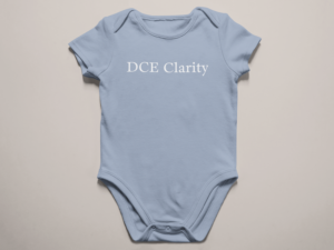 the dce clarity team is growing baby onesie