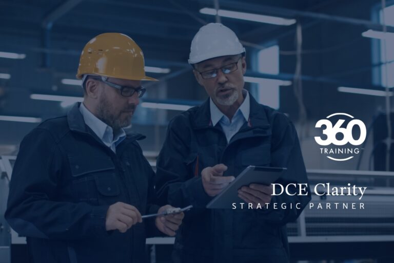 DCE Clarity Partners with 360 Training to Provide High-Quality Online Training Solutions for Construction, Architecture and Engineering Teams
