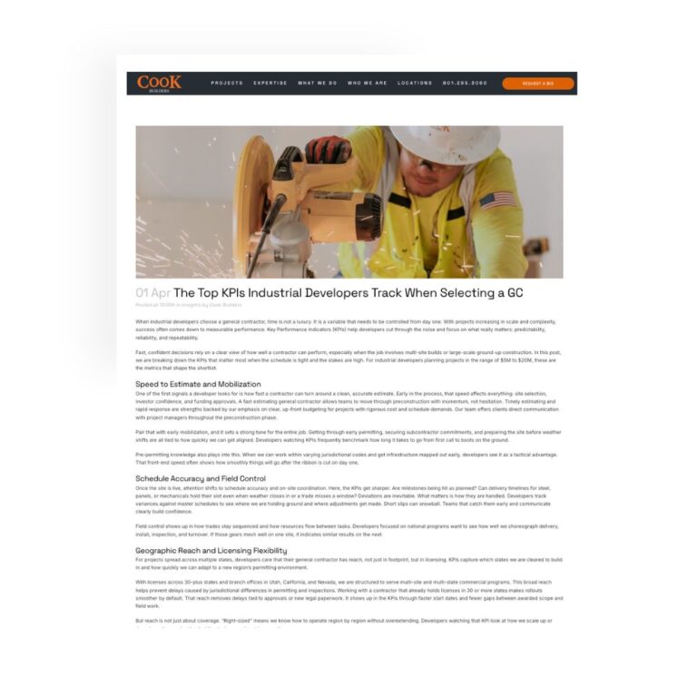 Cook Builders