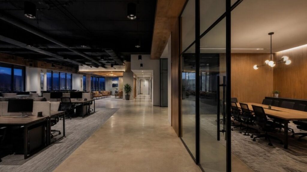 Modern commercial office interior